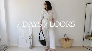 7 DAYS 7 LOOKS. Summer capsule wardrobe