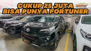 REKOMENDASI MOBIL PREMIUM MURAH BAYAR 25 JUTA BISA PUNYA FORTUNER DIESEL