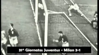 Gran goal di Sivori contro il Milan