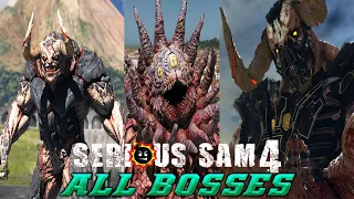 SERIOUS SAM 4 All Bosses And Ending