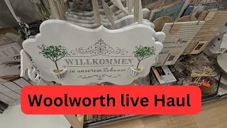 Woolworth live Haul • Vierfach Mama • Live Haul 🛍 • gute Preise 🤑 • Dekoration und mehr! Woolworth