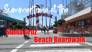 Summertime at The Santa Cruz Beach Boardwalk