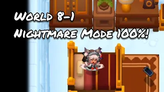 Guardian Tales: World 8-1 Nightmare Mode 100%