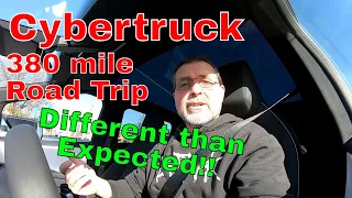 Cybertruck 380 mile Road Trip, WOW, Amazing, Exciting, Fun, Problems