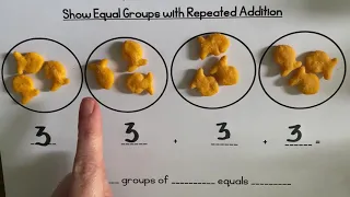 Show Equal Groups with Repeated Addition