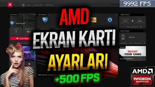 AMD EKRAN KARTI FPS ARTTIRMA 2023 | AMD EN İYİ AYARLAR