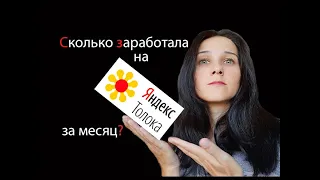 МОЙ ЗАРАБОТОК НА ЯНДЕКС ТОЛОКА ЗА МЕСЯЦ. ВСЯ ПРАВДА