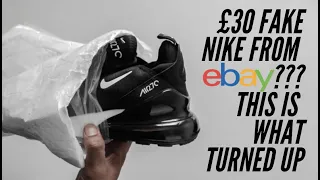 THIS IS WHAT I GOT FROM EBAY? £30 FAKE VS REAL NIKE AIR MAX 270 Review