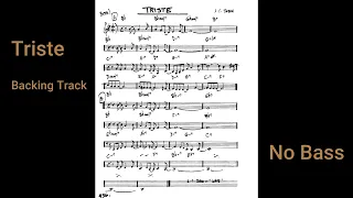 Triste - NO BASS - Bossa Backing Track