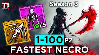 Diablo 4 Season 3 Lvl 1-100 Speedrun - Necromancer Expert - Part 2