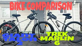 Bike Comparison 2022 | Giant Talon 2 & Trek Marlin 5 #korikongtv #bikecheck