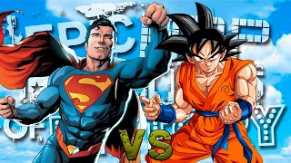 Goku vs Superman. ERB as ERBF One Year Anniversary - FanMade