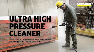 Karcher Ultra High Pressure Cleaner - Foam work Cleaning | Powerful Scoring Concrete