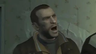 Niko bellic getting pissed for 2 minutes straight