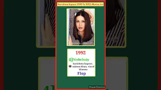 Karishma Kapoor movies list 1991 To 1992, All Movies list, Verdict, Box Office Report