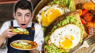 Ultimate Avocado Toast With A Fried Egg On Top | Eitan Bernath