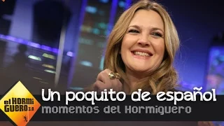 Drew Barrymore sorprende al público con su dominio del español - El hormiguero 3.0