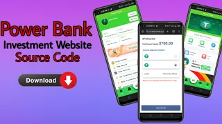 Power Bank Investment Website Free Source Code Download Link || Ponzi Website Script