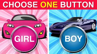 Choose Your Side Boy vs Girl Button Challenge ! Who Will Reign Supreme ?