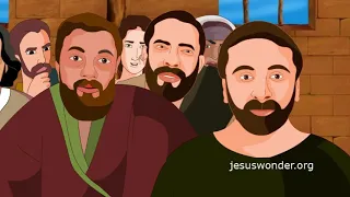 Bible stories for kids - Jesus heals the paralyzed man ( German Cartoon Animation )