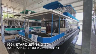 Houseboat For Sale 1994 Stardust 16 x 72 Reverse Floorplan