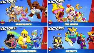 ALL TRIOS IN BRAWL STARS | Season 24-25 | Winning Poses