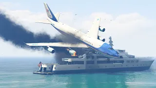 Worst Airforce One Emergency Landing Ever | GTA 5