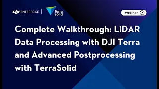 LiDAR Data Processing with DJI Terra and Advanced Post-processing with TerraSolid Walkthrough