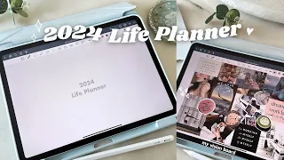 My Life Planner for 2024! goal setting, vision board, gratitude journaling, etc!