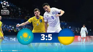Обзор матча Казахстан - Украина - 3:5. EURO 2022. 1/4 финала