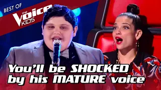 This 14-Year-Old's MATURE voice in The Voice Kids will SHOCK you!