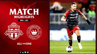 MATCH HIGHLIGHTS: Toronto FC vs Charlotte FC | April 1, 2023