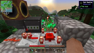 Minecoprocessors + Actually Additions: Cheap, Fully Automatic Tree Farm (using Assembly code!)