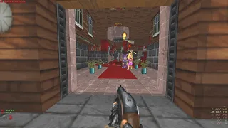 Day of the toys (Doom 2). Level 11, Cat house on haunted hill. Ultra violence.