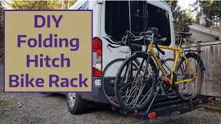 DIY Folding Hitch Bike Rack