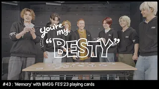 BE:FIRST / 'Memory' with BMSG FES'23 playing cards [You're My "BESTY" #43]