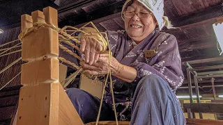 [1100 years of history] A 75-year-old craftperson who makes traditional Japanese footwear.