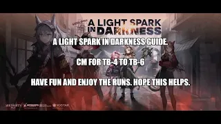 [Arknights] A Light Spark in Darkness Event: TB-4 to TB-6 guide | Timestamps