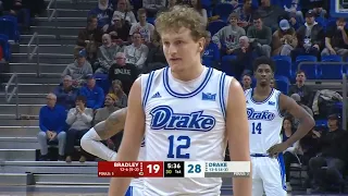 Bradley vs Drake Full Game Highlights College Basketball 2023