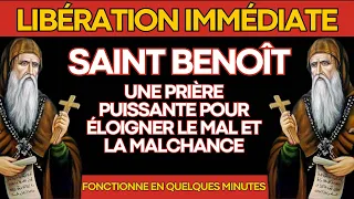 PRIÈRE PUISSANTE DE SAINT BENOÎT POUR ÉLOIGNER LE MAL ET LA MALCHANCE