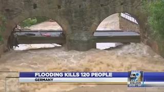 Flooding kills 120 people in Germany