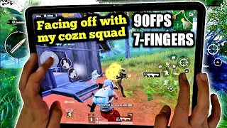 IPAD PRO 2020 90 FPS PUBG HANDCAM GAMEPLAY WITH 7-FINGERS CLAW NO GYRO