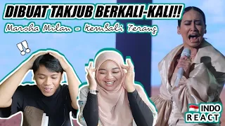 For the first time! Indonesian React Marsha Milan - Kembali Terang | #sfmm37