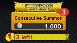 x3 GUARANTEED LEGENDS LIMITED 3K CC Summons! NEW YEAR RISING 2024 | Dragon Ball Legends Summons