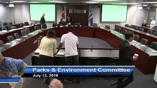 Parks and Environment Committee - July 12, 2018