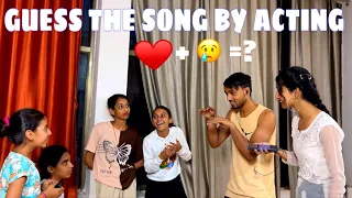 Guess the song name by acting challenge 💃🏽 mja aaya esme toh