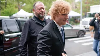 Ed Sheeran, on guitar, gets musical with jury in copyright suit