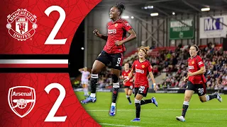 Debut Goal For Malard! 🔥 | Man Utd 2-2 Arsenal | WSL Highlights