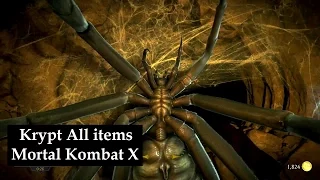 Krypt Walkthrough all Items Mortal Kombat X Krypt unlock