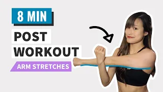 8 min ARM STRETCHES after Workout - Wrists, Arms, Shoulders